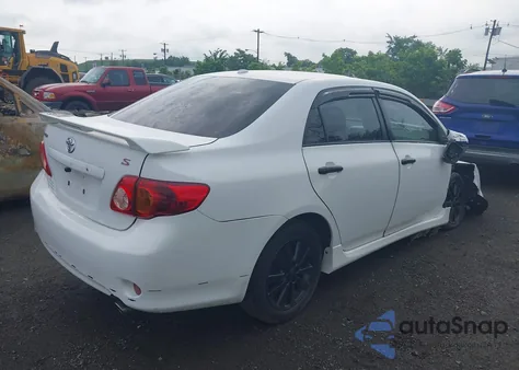 2010 Toyota Corolla S from USA, damaged, VIN 2T1BU4EE0AC457018